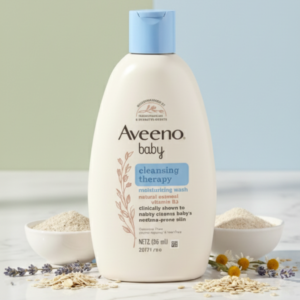 Aveeno Baby Daily Moisture Wash & Shampoo Natural Oat Extract 12Oz/400Ml