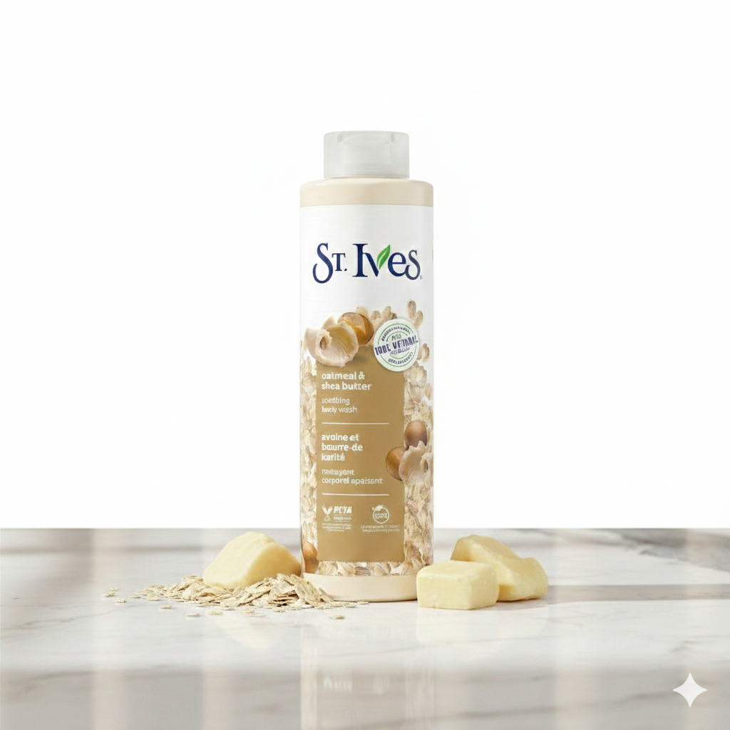 St. Ives - Body Wash Oatmeal & Shea Butter 22Oz/650Ml - Image 4