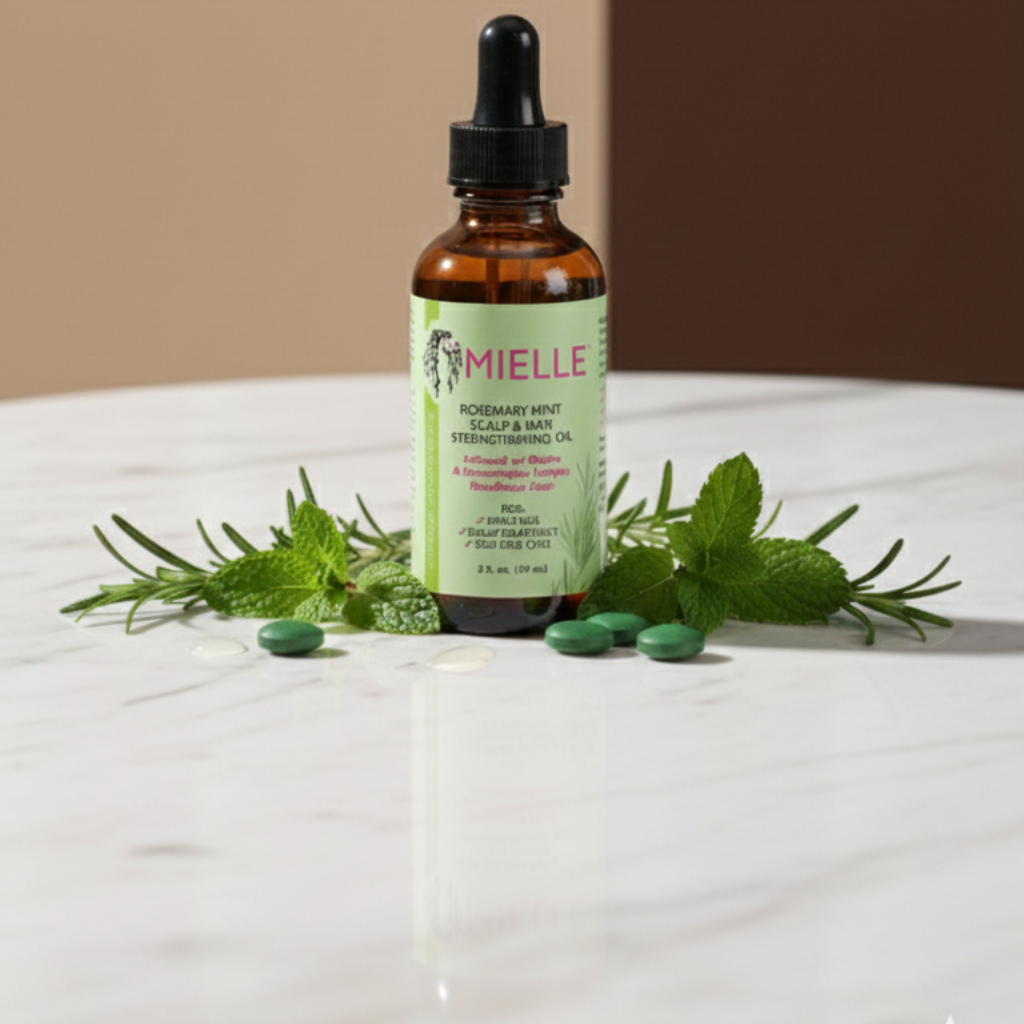 Mielle - Rosemary Mint Light Scalp & Hair Strengthening Oil 59Ml - Image 2