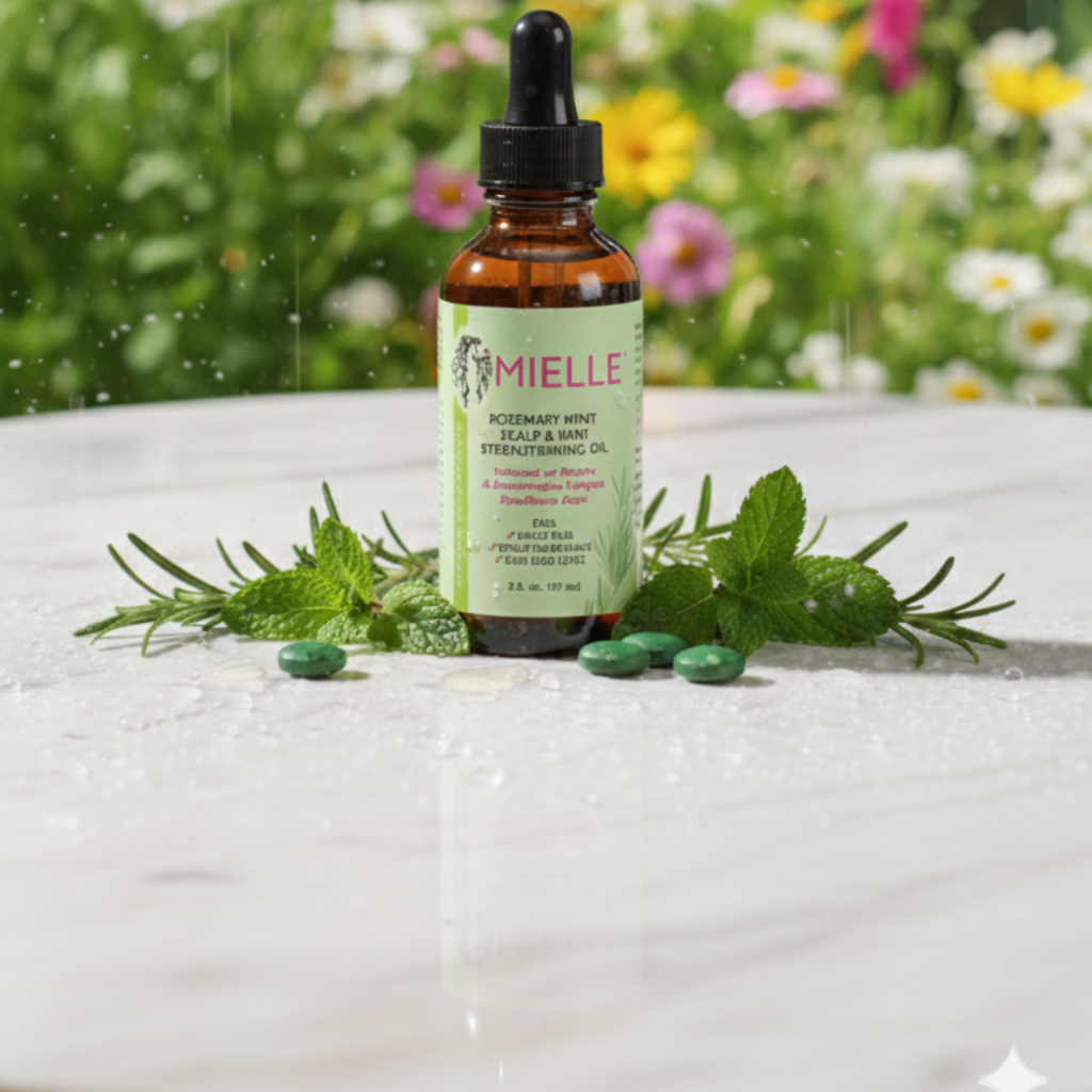 Mielle - Rosemary Mint Light Scalp & Hair Strengthening Oil 59Ml - Image 3
