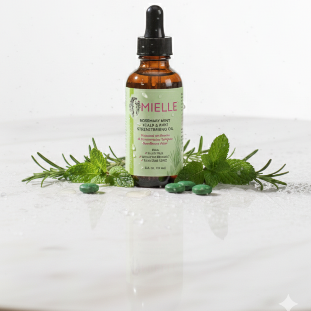 Mielle - Rosemary Mint Light Scalp & Hair Strengthening Oil 59Ml - Image 4