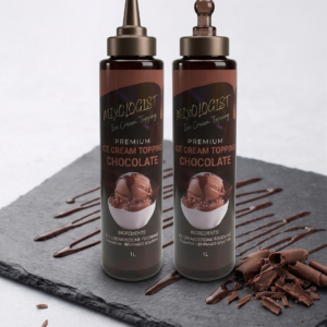 Chocolate ice cream topping