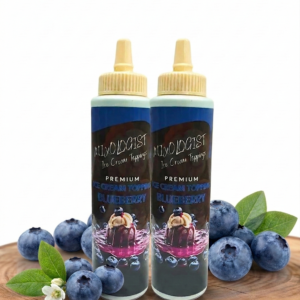 Blueberry ice cream topping