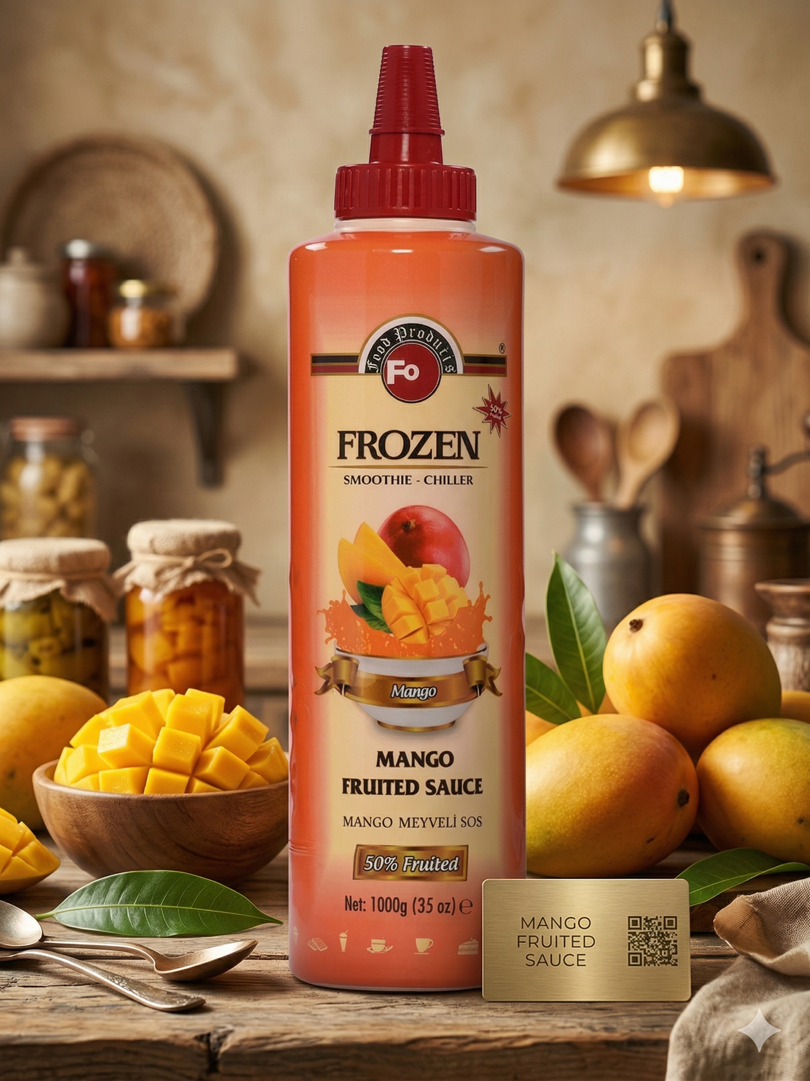 FO Mango Fruited Turkish Imported Sauce 1000g - Image 2